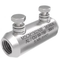 Kab. spojka Al/Cu 50-150mm2, 2x Ms šroub