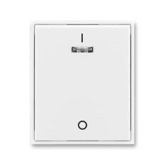 Kryt vypínače s potiskem řazení 3S 3558E-A00933 03 bílá/bílá Element Time ABB