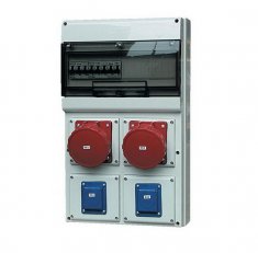 SCAME Zásuvková rozvodnice jištěná D541 1x230V, 1x16A, 1x32A, 1x63A