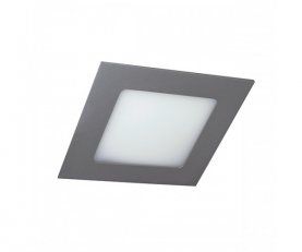 Svít. DISC SQUARE LED 8W 3K 360lm šedé