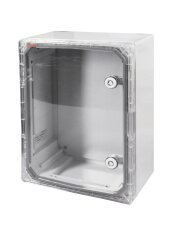 Skříň 39134-T MAGNA IP65 400x300x165mm průhledné dveře, montážní deska FAMATEL