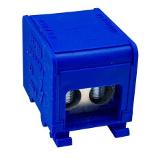 Distribuční blok DTB 2x50/3x16 modrý ELEKTRO BEČOV U250DK12