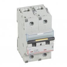 DX3 JISTIČ, 2 PÓLOVÝ, CHAR. C,100A 10000A/16KA LEGRAND 409229