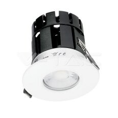 10W LED Downlight Bluetooth Fire Rated CCT Changeable Dimmable IP65, VT-7710D