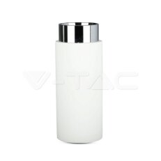 GU10 Fitting Gypsum Metal With Matt Chrome Bottom, VT865 V-TAC SKU3114