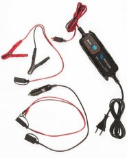 Nabíječka baterií automotive IP65 6V/12V-1,1A + DC konektor