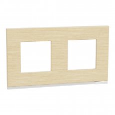 Unica Pure Krycí rámeček dvojnásobný, Nordic Wood SCHNEIDER NU600483