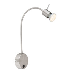 Nástěnné svítidlo MILLY nikl 1xGU10, max. 35W 230V GLOBO 57310N