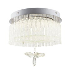 Stropní svítidlo MATHILDA chrom LED 12W 230V, 800lm, 4000K GLOBO 68397-12