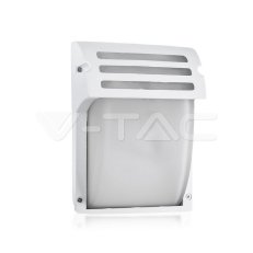 Garden Wall Lamp E27 Frost Glass Matt Wh