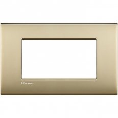 BTICINO LIVINGLIGHT RÁMEČEK AIR 4MODULOVÝ ZLATO LNC4804OF