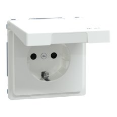 Zásuvka Merten D-Life 250V/16A SCHUKO IP44 Lotus White SCHNEIDER MTN2314-6035
