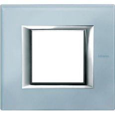 Legrand HA4802VZS BTAX RÁMEČEK 2M SKLO MODRÉ