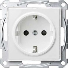 Merten Zásuvka 250V/16A SCHUKO s průhledným krytem M-Creativ MTN2300-3500