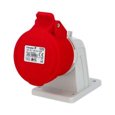 Vestavná zásuvka IP44/400V/16A/4P 6h, úhel 90° - SpeedPRO FAMATEL 23350