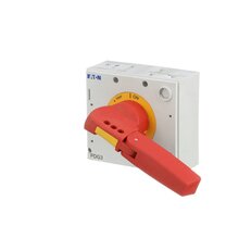 PDG3XHMCEP Ovládací rukojeť pro PDE3 uzamykatelná visacím zámkem červená EATON