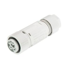 zásuvka na kabel RST mini, 4-pól, sv. bílá WIELAND 46.051.4554.0