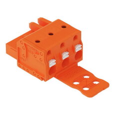 Pružinová svorka CAGE CLAMP 2,5mm2 3pól. oranžová WAGO 2231-703/026-000/133-000