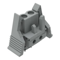 Pružinová svorkovnice THT rovná 5 mm šedá 2pól. WAGO 232-132/039-000