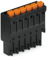 Pružinová svorka 1,5mm2 černá 3pól. WAGO 714-103