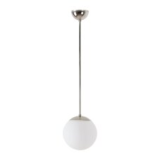 Závěsné svítidlo se skleněným stínidlem OSMONT ADRIA P1 7W IP40 E27 chrom