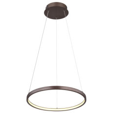 Závěsné svítidlo RALPH kávová LED 19W 230V, 980lm, 3000K GLOBO 67192-19BR