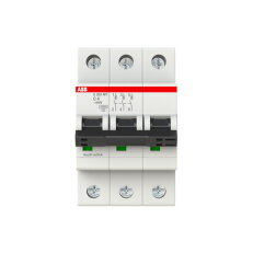ABB S203MT-C4, třífázový jistič,  4A, C, 10kA, určeno pro drážní aplikace