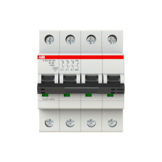 ABB S203MT-B25NA 3 fázový jistič (3+N) 25A B 10kA určeno pro drážní aplikace