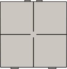 NHC 4násobný ovladač -LIGHT GREY NIKO 102-51004