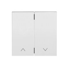 Kryt spínačů a ovladačů dvojitý, symbol šipky, bílý SCHRACK EV102012--