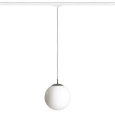LUNA 25 pro tříokr. lištu opálové sklo/chrom 230V E27 15W RENDL R13968
