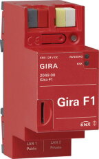F1 pro KNX na DIN lištu GIRA 204900