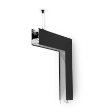 LED Svítidlo Serpent LPW, dolů, prizma, 3000K, 14W, černá  ALUMIA FPSE264-0730EB