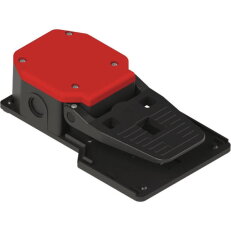 Nožní spínač bez krytu M20x1,5, plast, 1NO+1NC, červená, IP53 PA20110-M2