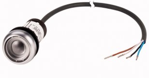 Eaton C22-DR-X-K01-P65 Kompaktní zapuštěné tlačítko , aretace, bez čočky, 1V