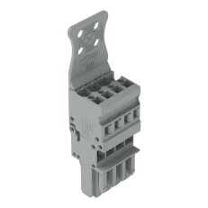 1vodičová pružinová svorkovnice, CAGE CLAMP, 4 mm2, Šedá WAGO 769-104/143-000