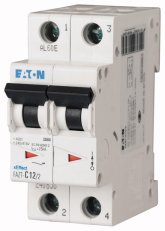 FAZT-C12/2 Jistič FAZT char C 2-pólový 25kA (ČSN EN 60947-2) 12A Eaton 240858