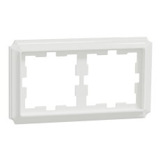 Rámeček Merten D-Antique, dvojnásobný, lotus white, lesklý plast MEG4020-4735