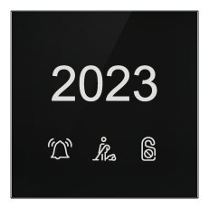 SpaceLogic Modbus Glass dveřní panel s číslem SCHNEIDER SLGM03DP