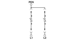 Svodič přepětí typu 2 VAL-SEC-T2-2C-350 PHOENIX CONTACT 2905342