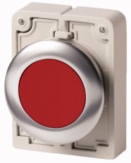 Eaton M30I-FDR-R Ovládací hlavice, zapuštěné tlačítko, aretace, nerez, červená