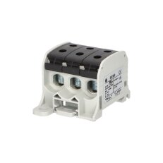 Svorka univerzální RKA 50 1/6 L S 150A 1P 6x vstup AL/CU černá DIN/panel 1006028