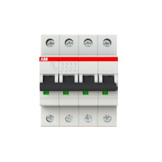 S204-C16 4 fázový jistič 16 A char. C 6kA ABB 2CDS254001R0164