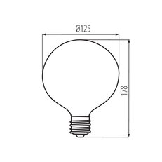 Světelný LED zdroj XLED G125 7W-WW, KANLUX 29638
