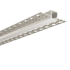 Vestavný hliníkový profil AG pro sádrokarton, 53x14mm, mléčný difuz, 2m