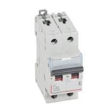 DX3 JISTIČ, 2 PÓLOVÝ, CHAR. C,40A 10000A/16KA LEGRAND 409206