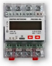 E354 Elektroměr PRO380-Mb 0,25 - 100A M-Bus MID