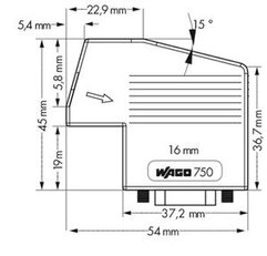 Konektor průmyslové sběrnice INTERBUS (IN) Wago 750-961