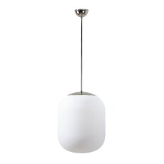 Závěsné svítidlo se skleněným stínidlem OSMONT TANIA P2 23W IP40 E27 chrom
