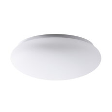 Přisazené svítidlo se skleněným stínidlem ARAKIS 3 2x13W IP43 E27 PIR bílá